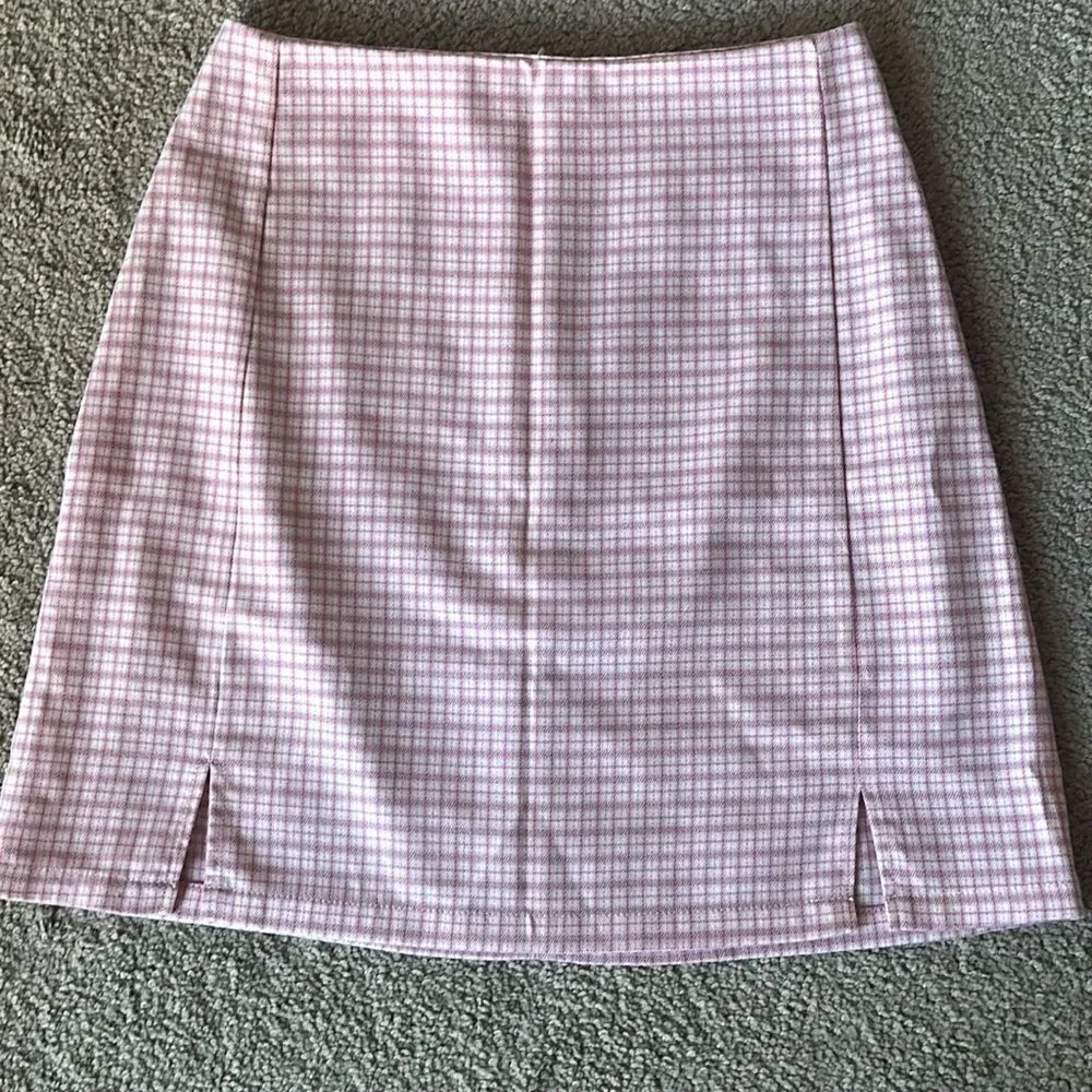Brandy Melville Plaid Cara Mini Skirt!
